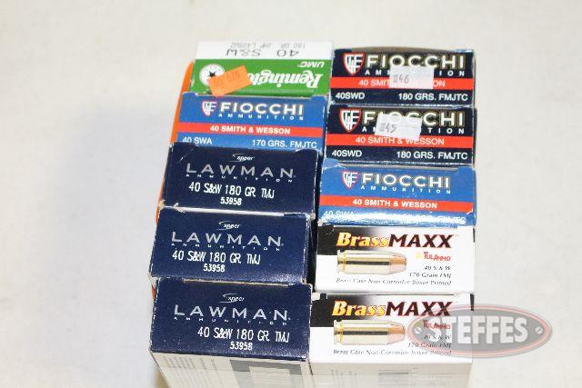(10) Boxes of .40 S&W 